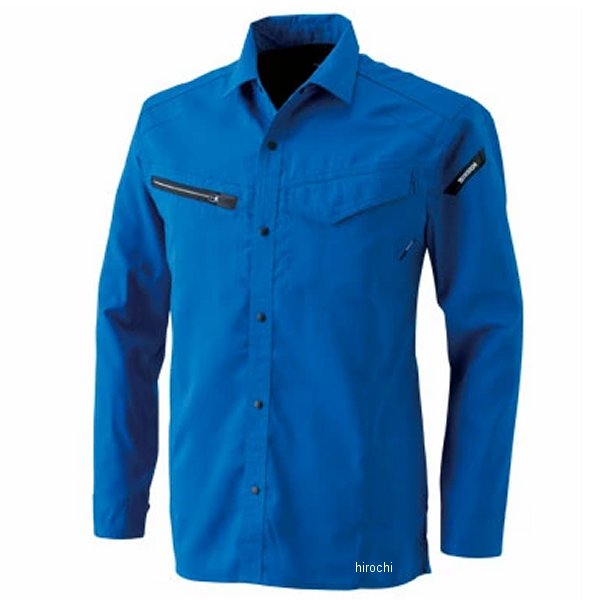 【メーカー在庫あり】 TSデザイン AIR ACTIVE ロングスリーブシャツ ロイヤルブルー LLサイズ 8105 JP店