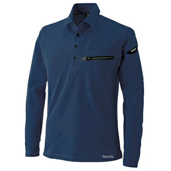 【メーカー在庫あり】 TSデザイン ESワークニットロングポロシャツ ネイビー 6Lサイズ 81305 JP店