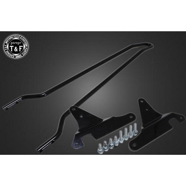 ガレージT＆F 純正フェンダー専用シーシーバー ロング バルカン400 黒 VUL400CB06BK JP店