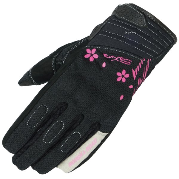 【メーカー在庫あり】 ラフ&ロード 春夏モデル クールマックスコンフォートナックルグローブ サクラ レ..