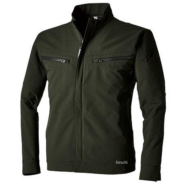 TSデザイン TS4Dエコダブルクロスジャケット カーキグリーン LLサイズ 5616 JP店