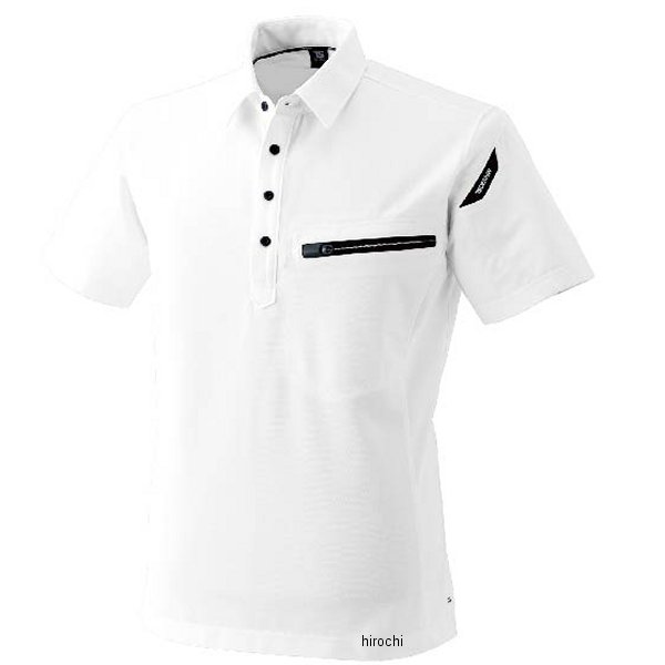 【メーカー在庫あり】 TSデザイン ESワークニットショートポロシャツ 白 Sサイズ 81355 JP店