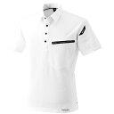 【メーカー在庫あり】 TSデザイン ESワークニットショートポロシャツ 白 Mサイズ 81355 JP店(2)