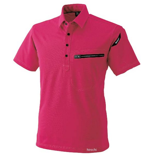 【メーカー在庫あり】 TSデザイン ESワークニットショートポロシャツ ワイン Lサイズ 81355 JP店