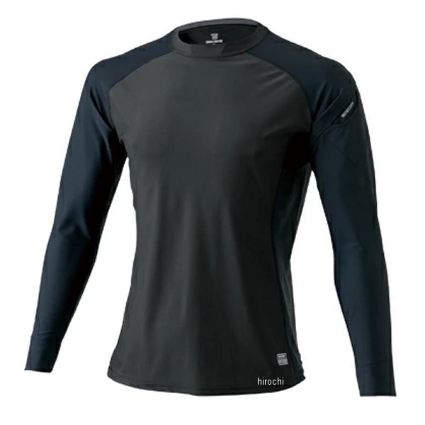 TSデザイン インナー ロングスリーブシャツ 黒/チャコールグレー Mサイズ 84152 JP店