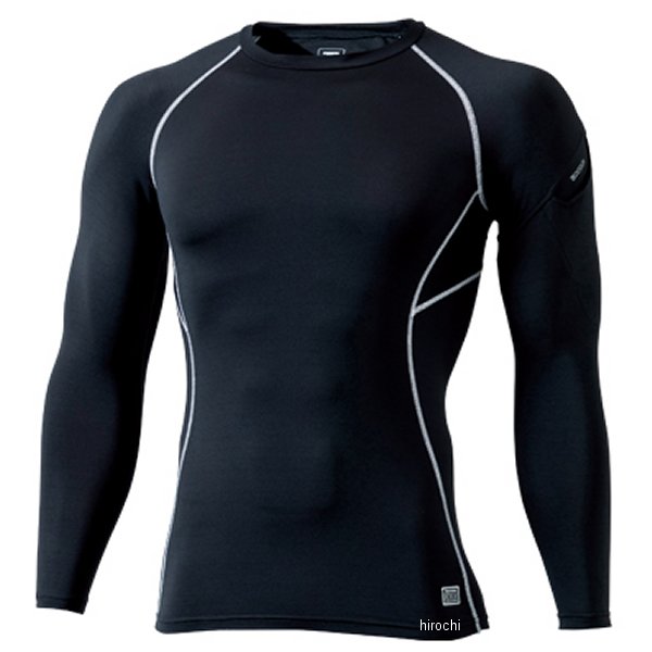 【メーカー在庫あり】 TSデザイン インナー ES ロングスリーブシャツ 黒 Lサイズ 82251 JP店(2.0)