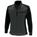 【メーカー在庫あり】 TSデザイン ワークニットロングシャツ 黒/チャコールグレー 5Lサイズ 846305 JP店(2)