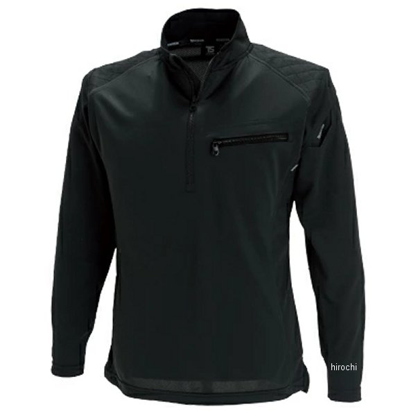 【メーカー在庫あり】 TSデザイン ワークニットロングシャツ 黒/黒 6Lサイズ 846305 JP店
