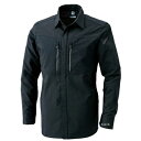 【メーカー在庫あり】 TSデザイン ハイブリッドストレッチシャツ 黒/黒 4Lサイズ 84605 JP店(2)