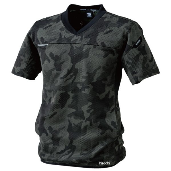 【メーカー在庫あり】 TSデザイン FLASH Vネック ショートスリーブシャツ 迷彩 Mサイズ 871055 JP店