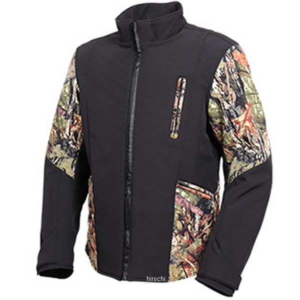 【メーカー在庫あり】 デグナー DEGNER ソフトシェルフード付ジャケット カモ/黒 Lサイズ 20WJ-7 JP店