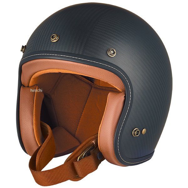 【メーカー在庫あり】 ジーロット ZEALOT ジェットヘルメット FlyboyJet2 CARBON HYBRID スタンダード マット/ブラウン Mサイズ FJ0019/M JP店