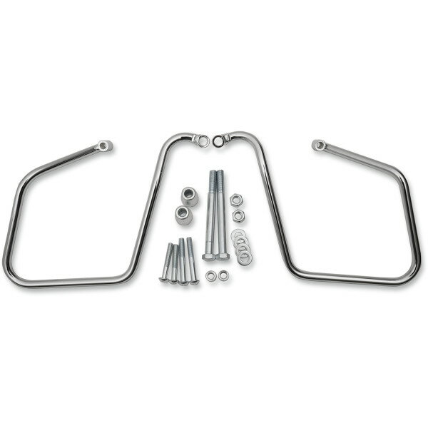 16年-17年 ハーレー FXDLS Low Rider S 10年 ハーレー FXDFSE2 CVO Dyna Fat Bob 09年 ハーレー FXDFSE CVO Dyna Fat Bob 08年-17年 ハーレー FXDF Fat Bob 08年-17年 ハーレー FXDB Street Bob 08年-14年 ハーレー FXDC Super Glide Custom 08年-10年 ハーレー FXD Dyna Super Glide 08年-09年、14年-17年 ハーレー FXDL Dyna Low Rider 08年、10年-17年 ハーレー FXDWG Dyna Wide Glide 08年 ハーレー FXDSE2 Screamin Eagle Dyna ・クロームメッキスチールブラケットは、キャリパーとスイングアームからスローオーバーサドルバッグを離します。・ショックアブソーバの上部スタッドまたはフェンダーストラットに固定します。・必要なすべての取り付け用ハードウェアが含まれています。・左右ペア。※ハーレー純正でタッチャプルシーシーバー/荷物ラックには対応していません。3501-0964楽天 JP店　