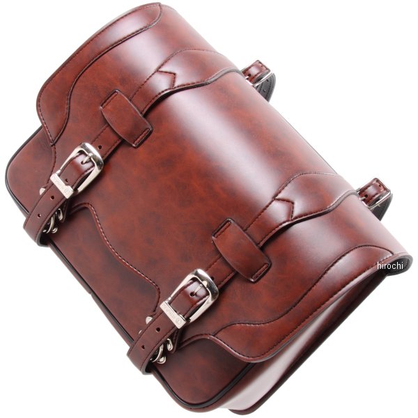 【メーカー在庫あり】 デグナー DEGNER シンセティックレザーサドルバッグ ブラウン DSB-1 JP店