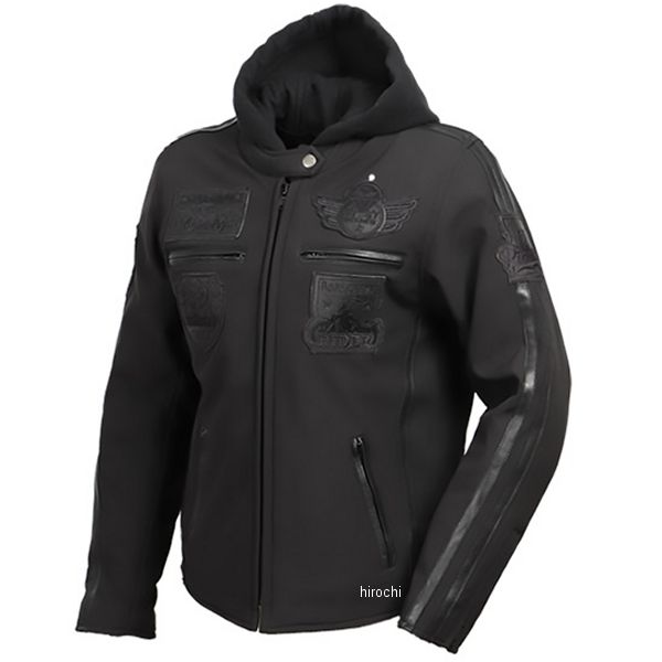 女士用 - デグナー DEGNER レディースソフトシェルジャケット フード付き 黒 Lサイズ FR22WJ-9 JP店