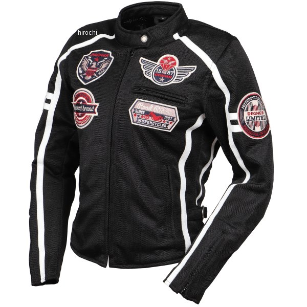 【メーカー在庫あり】 デグナー DEGNER レディースメッシュジャケット 黒 Lサイズ FR23SJ-8 JP店