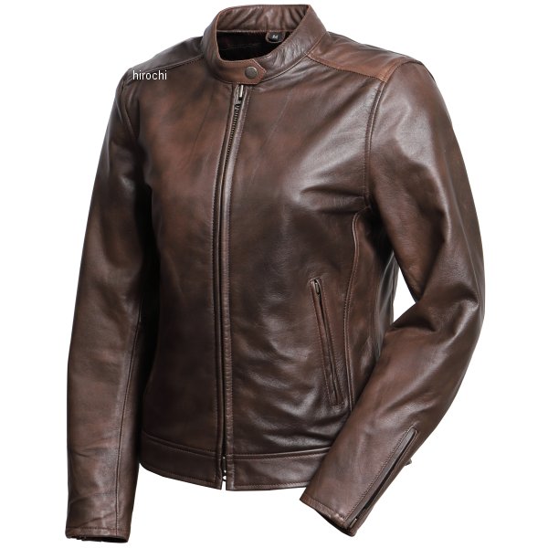 【メーカー在庫あり】 デグナー DEGNER レディースレザージャケット ブラウン Sサイズ FR23SJ-10 JP店