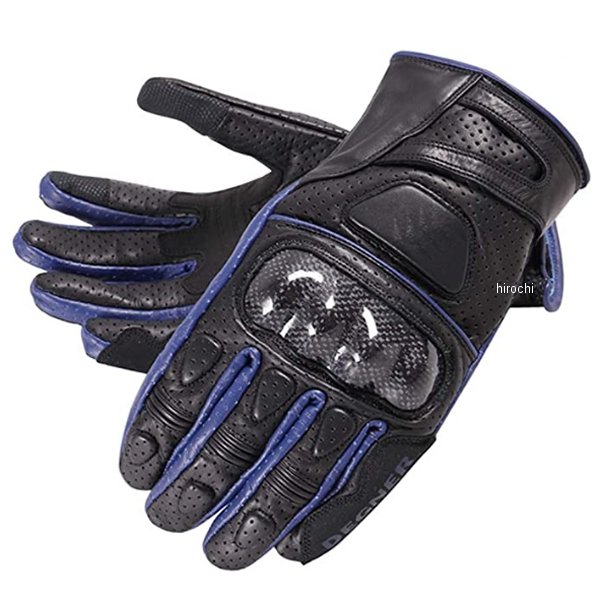 【メーカー在庫あり】 デグナー DEGNER ライディング メッシュレザーグローブ 青 XLサイズ TG-56M JP店