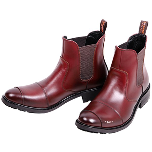 デグナー DEGNER シフトガード付サイドゴアレザーブーツ ブラウン 25cm HS-B13 JP店