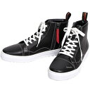 デグナー DEGNER メンズレザースニーカー 黒/白 27cm HS-B14 JP店