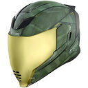  アイコン ICON フルフェイスヘルメット AIRFLITE BATTLESCAR 2 グリーン Lサイズ 0101-11271 JP店