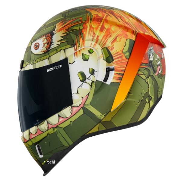 アイコン ICON フルフェイスヘルメット AIRFORM GRENADIER 緑 Lサイズ 0101-14744 JP店 2
