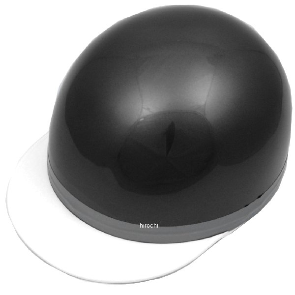 Half Cap Type - 【メーカー在庫あり】 NBS バイクパーツセンター ハーフヘルメット コルク半 ガンメタ フリーサイズ(57-60cm未満) 700106 JP店