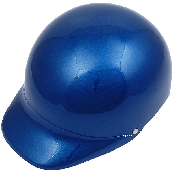 Half Cap Type - 【メーカー在庫あり】 NBS バイクパーツセンター ハーフヘルメット 青 フリーサイズ(57-60cm未満) メタリック 7006 JP店