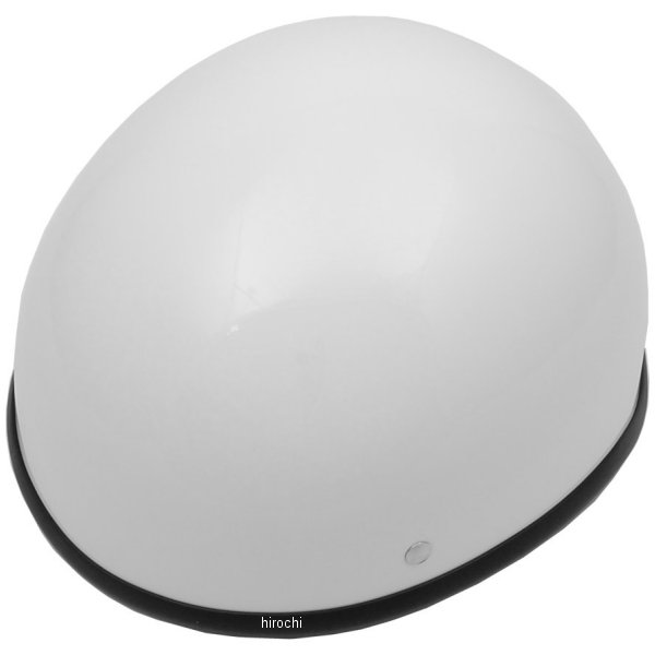 Half Cap Type - 【メーカー在庫あり】 NBS バイクパーツセンター ハーフヘルメット ダックテール 白 フリーサイズ(57-60cm未満) 7111 JP店
