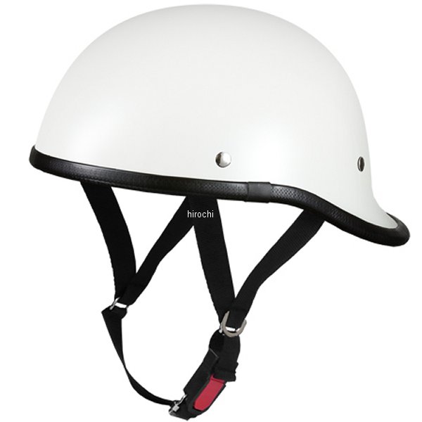 Half Cap Type - 【メーカー在庫あり】 NBS バイクパーツセンター ハーフヘルメット ダックテール (ロング) 白 57-60cm 722201 JP店