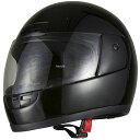 【メーカー在庫あり】 NBS バイクパーツセンター フルフェイスヘルメット 黒 フリーサイズ(57-60cm未満) 7301 JP店(2)