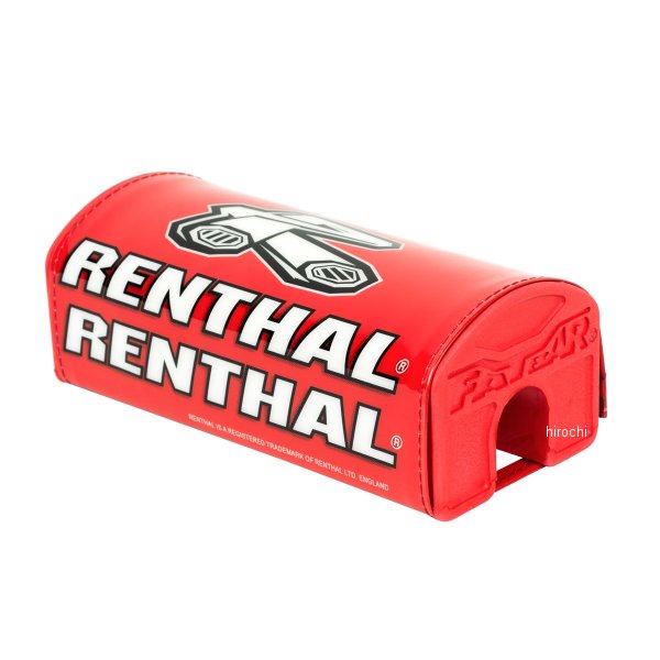 【メーカー在庫あり】 レンサル RENTHAL バーパッド ファット 赤/赤 P329 JP店