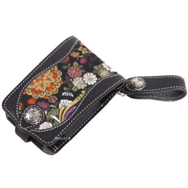 【メーカー在庫あり】 デグナー DEGNER 花山IQOSケース 黒 花宝 W-91K JP店