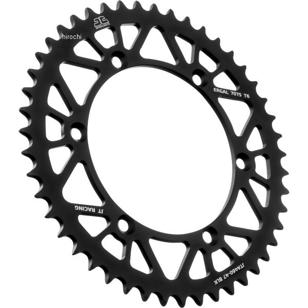 【USA在庫あり】 JT スプロケット リア 47T 04年-20年 KX250F 黒 1211-2582 JP店