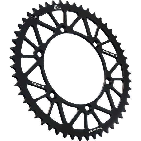 【USA在庫あり】 JT スプロケット リア 51T 04年-20年 KX250F 黒 1211-2583 JP店