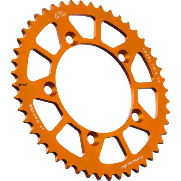 【USA在庫あり】 JT スプロケット リア 48T ハスクバーナ、KTM オレンジ 1211-2617 JP店