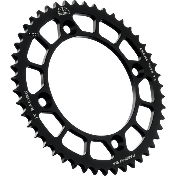 【USA在庫あり】 JT スプロケット リア 47T ハスクバーナ、KTM 黒 1211-2620 JP店