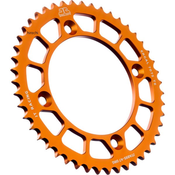 【USA在庫あり】 JT スプロケット リア 47T ハスクバーナ、KTM オレンジ 1211-2623 JP店