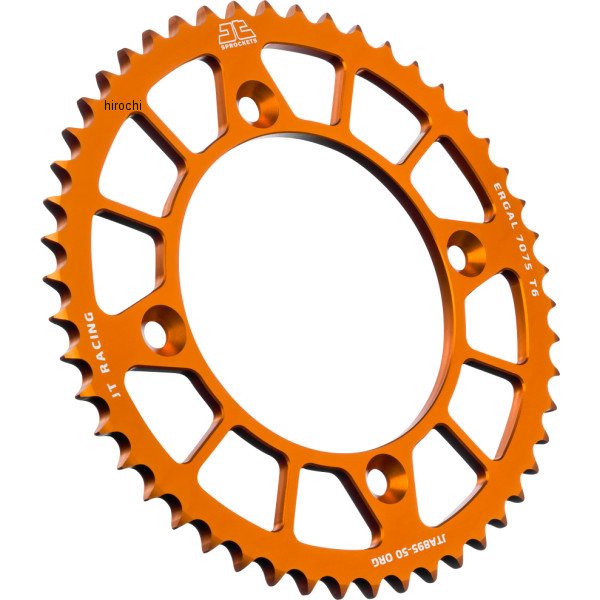 【USA在庫あり】 JT スプロケット リア 50T ハスクバーナ、KTM オレンジ 1211-2625 JP店