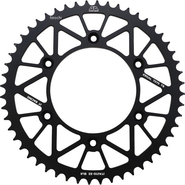 【USA在庫あり】 JT スプロケット リア 52T、BETA 黒 1211-2645 JP店