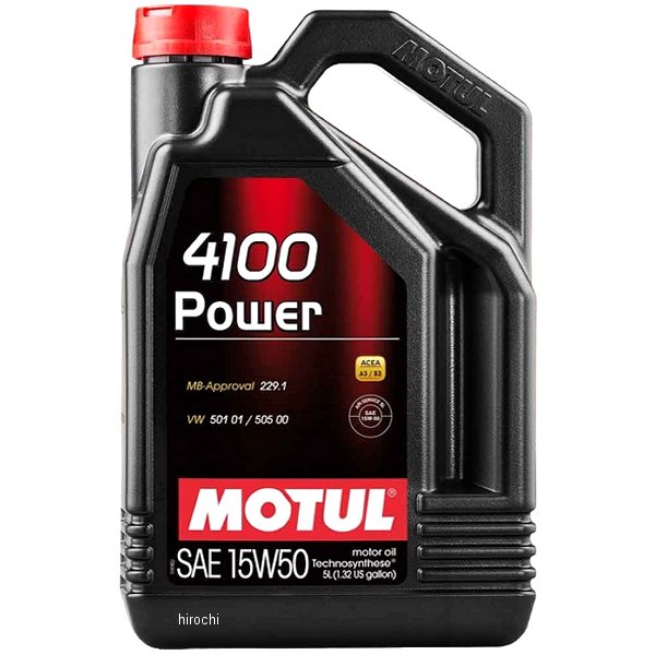 モチュール MOTUL 4輪エンジンオイル 4100 POWER容量:4LSAE粘度:15W-50エンジンタイプ:4ストロークエンジン用用途:自動車用化学合成※パッケージは予告なく変更になる可能性がございます。102449楽天 JP店