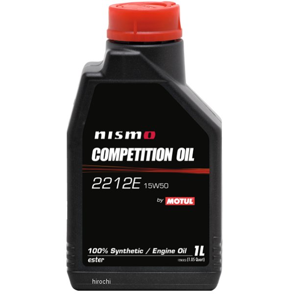 モチュール MOTUL NISMO コンペティション 2212E 100%化学合成 4輪用エンジンオイル 15W-50 1リットル 102507 JP店