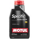 モチュール MOTUL 4輪エンジンオイル SPECIFIC 508 00-509 00容量:1LSAE粘度:0W-20エンジンタイプ:4ストロークエンジン用用途:自動車用100%化学合成※パッケージは予告なく変更になる可能性がございます。107385楽天 JP店