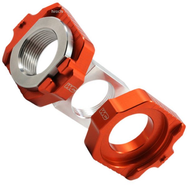 【USA在庫あり】 ワークスコネクション Works Connection アクスル ブロック KTM、ハスクバーナ、GasGas オレンジ 1231-1004 JP店