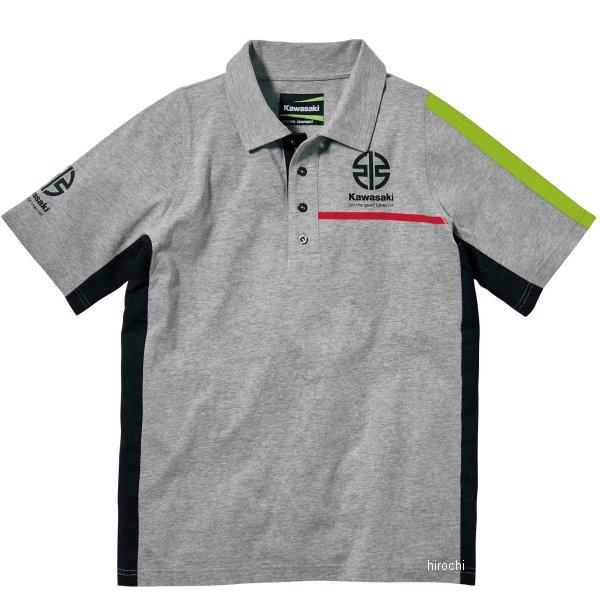 カワサキ純正 レーシングポロシャツ グレー 3Lサイズ J8901-0818 JP店