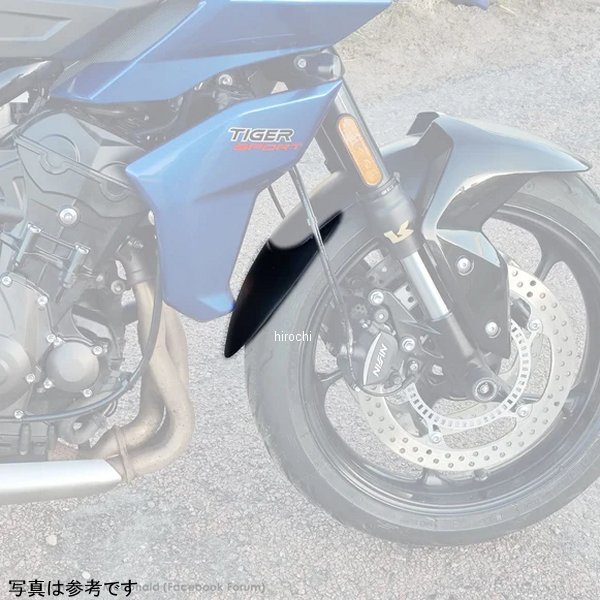 ピラミッドプラスチック Pyramid Plastics 延長フェンダー ショート 22年 Tiger Sport 660 マットブラック 056563 JP店