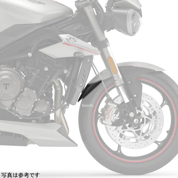 ピラミッドプラスチック Pyramid Plastics 延長フェンダー ショート 17年-22年 Street Triple765 S マットブラック 056531 JP店