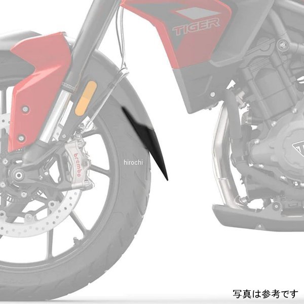 ピラミッドプラスチック Pyramid Plastics 延長フェンダー ショート 21年-22年 Tiger850 Sport マットブラック 056900 JP店