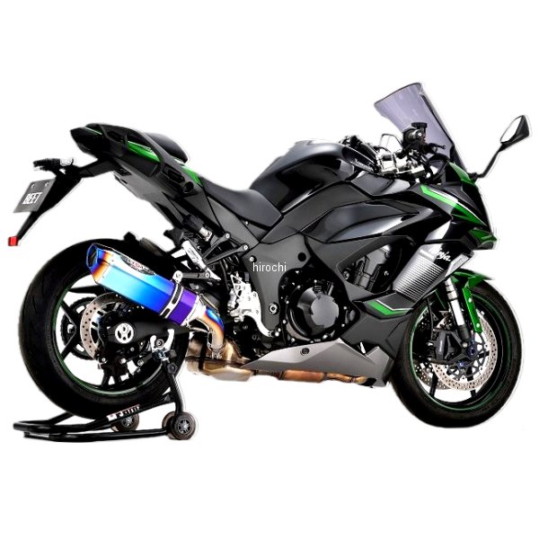 ビート BEET スリップオンマフラー ナサートエボリューション TYPE2 ニンジャ1000SX ブルーチタン 0222-KH2-BL JP店