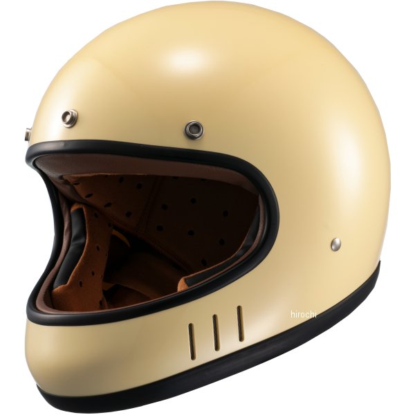 マルシン工業 Marushin フルフェイスヘルメット ネオレトロスタイル MNF2 DRILL ドリル アイボリー Mサ..